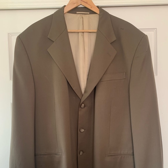 Brown Three-Button Suit Jacket - Picture 1 of 5